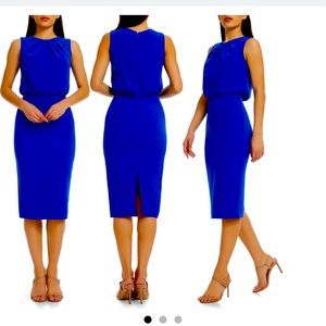 Dress the Population  Amada sheath dress, electric blue size extra small